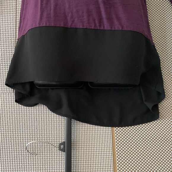 Maurice’s Womens Tunic Top Size Medium‎ Maroon/Black - Picture 2 of 7